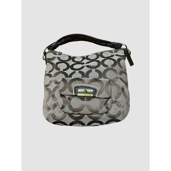 Coach Signature C Tan Satchel Shoulder Bag Crossbody Strap L0968-14911 Chelsea - Picture 5 of 10